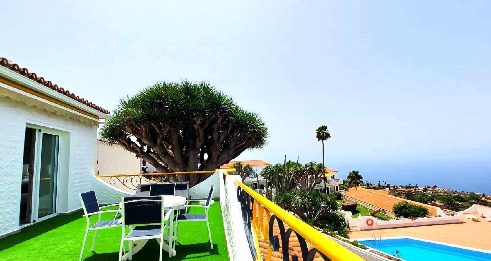 Acogedora Vivienda En Tenerife Con Vistas& Piscina Tacoronte Exterior photo